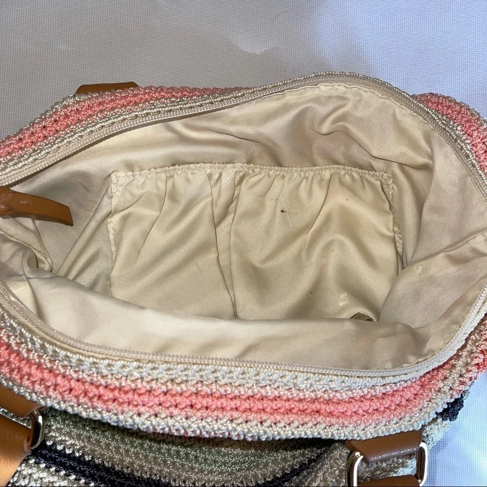 The sak crafted classics hand-Crochet carry-All riviera crochet BOHO bag - Picture 5 of 8